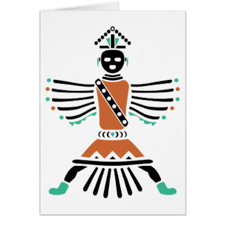 Cartão guerreiro futebolista