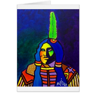 Cartão Guerreiro místico o-11