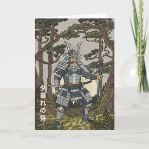 Cartão Guerreiro Samurai