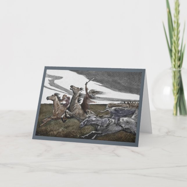 Cartão Guerreiros das mulheres o Dises (Frente)