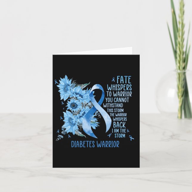 Cartão Guerreiros Para Destacar Eu Sou A Tempestade (Frente)