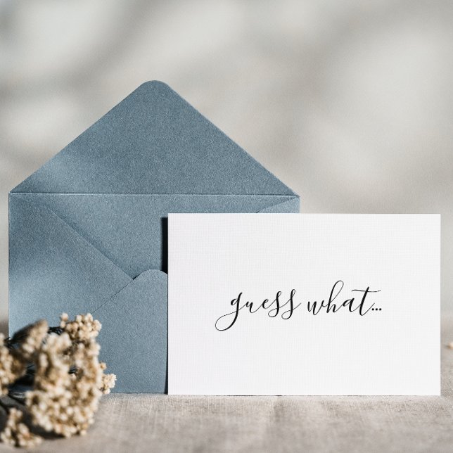 Cartão Guess What Pregnancy Card Grandparents Reveal (Criador carregado)