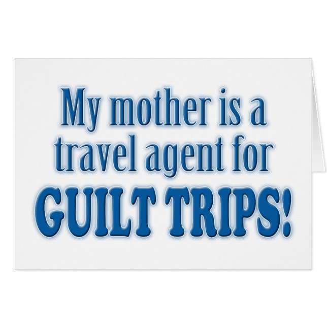 Cartão Guilt Trips (Frente Horizontal)