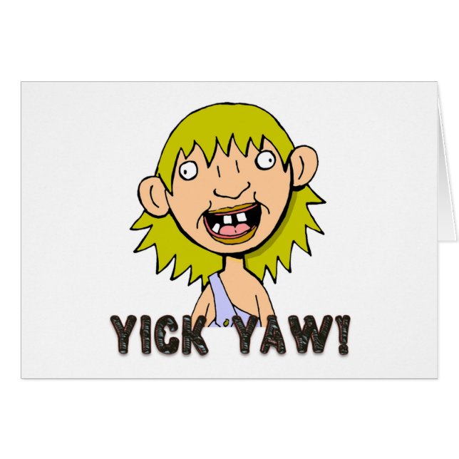 Cartão Guinada de Yick! (Frente Horizontal)