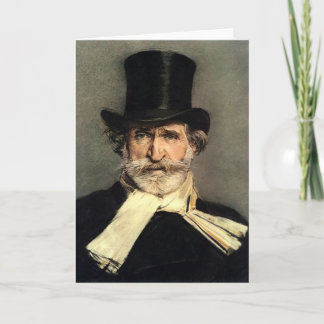 Cartão Guiseppe Verdi - Maestro of Italian Opera