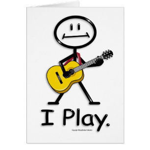 Cartão Guitarra acústica