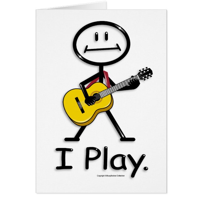 Cartão Guitarra acústica (Frente)