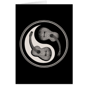Cartão Guitarra clássica Yin Yang