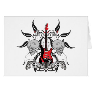 Cartão Guitarra do Grunge