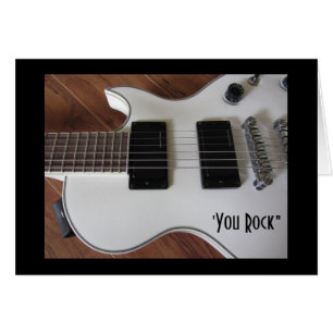 Cartão Guitarra Elétrica