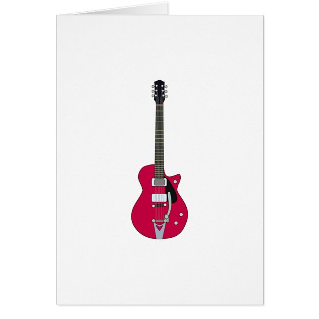 Cartão Guitarra elétrica (Frente)