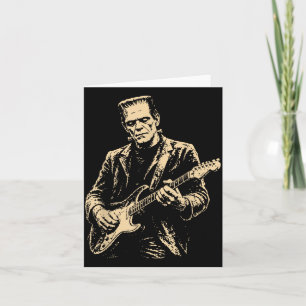Cartão Guitarra Frankenstein