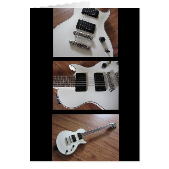 Cartão Guitarras Elétricas - Você Agita (Frente)