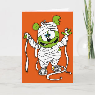 Cartão Gummibär Mummy Halloween Card
