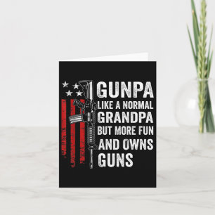 Cartão Gunpa como um avô normal, mas mais divertido e pos
