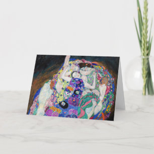 Cartão Gustav Klimt - A Virgem