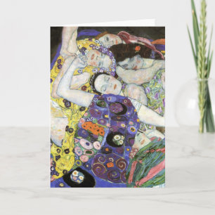 Cartão Gustav Klimt ~ A Virgem