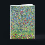 Cartão Gustav Klimt - Árvore de Maçã<br><div class="desc">Árvore Apple I - Gustav Klimt, Óleo na Canvas, 1907</div>