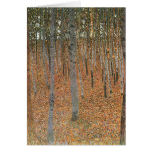 Cartão Gustav Klimt- Beech Grove I