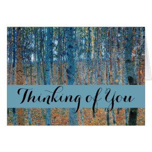 Cartão Gustav Klimt Beech Tree Grove