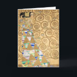 Cartão Gustav Klimt - Expectativa, Frieze Stoclet<br><div class="desc">A Árvore da Vida,  Stoclet Frieze,  Esperança - Gustav Klimt,  Cartolina,  1909</div>
