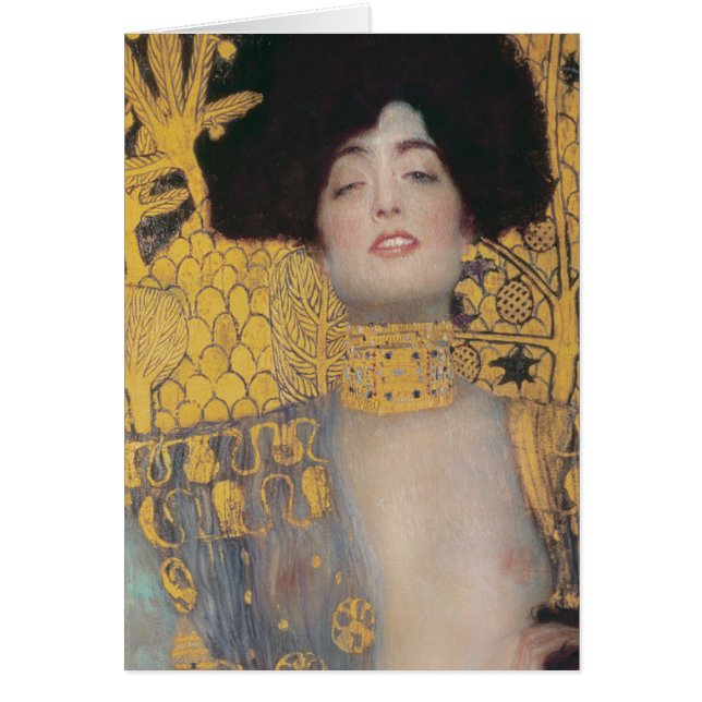 Cartão Gustav Klimt | Judith (Frente)