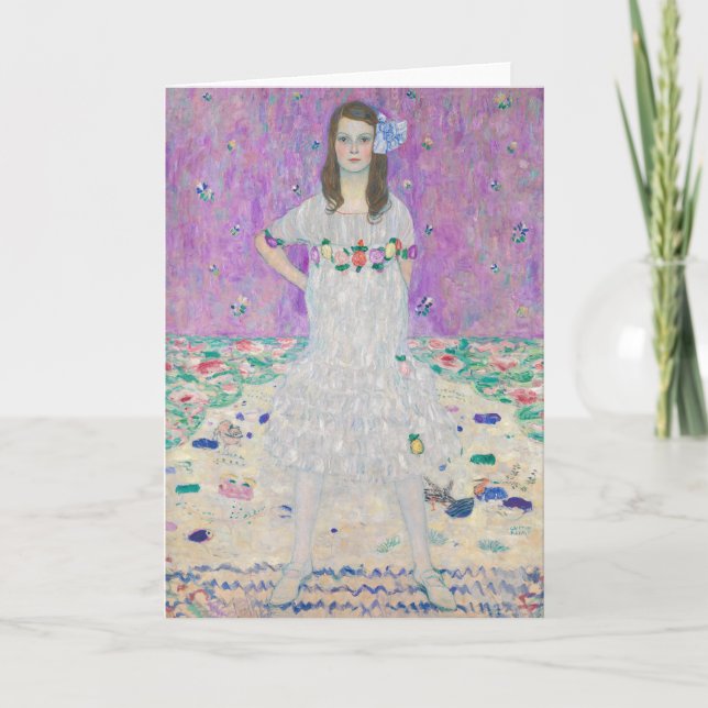 Cartão Gustav Klimt - Mada Primavesi (Frente)