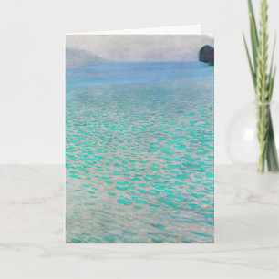 Cartão Gustav Klimt - No Lago Attersee