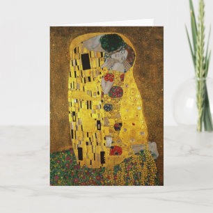 Cartão Gustav Klimt O Beijo