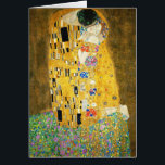 Cartão Gustav Klimt O Beijo Vintage Art Nouveau Painting<br><div class="desc">Gustav Klimt The Kiss Vintage Art Nouveau Painting The Kiss (Em alemão: Der Kuss) foi pintado pelo pintor simbolista austríaco Gustav Klimt entre 1907 e 1908, ponto alto de seu período de Ouro, quando pintou várias obras em estilo semelhante. A pintura é amplamente considerada uma obra-prima do início do período...</div>