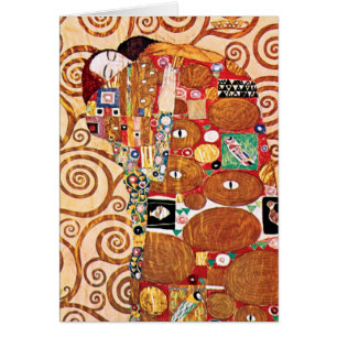 Cartão Gustav Klimt - O Embrião - Pintura De Arte Bela