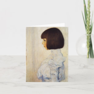 Cartão Gustav Klimt Portrait of Helene Klimt Note Card