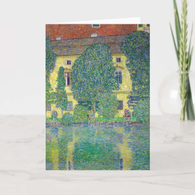 Cartão Gustav Klimt - Schloss Kammer am Attersee III (Frente)