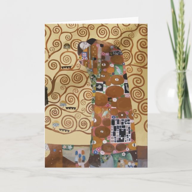Cartão Gustav Klimt Tree Of Life (Frente)