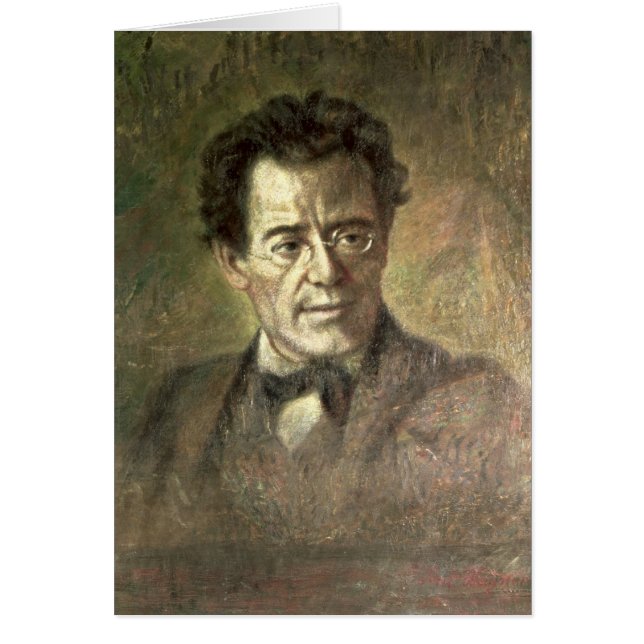 Cartão Gustav Mahler (Frente)
