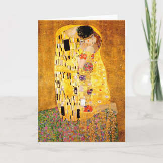 Cartão Gustavo Klimt "o beijo "