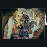 Cartão Gustavo Klimt: "o novo "<br><div class="desc">Obra-prima de Gustavo Klimt: "o novo"</div>
