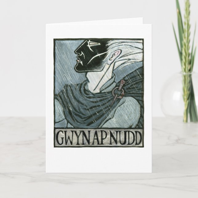Cartão Gwyn ap Nudd Greeting Card (Frente)