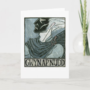 Cartão Gwyn ap Nudd Greeting Card