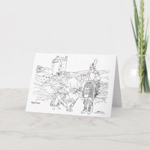 Cartão Gylen Castle Scotland