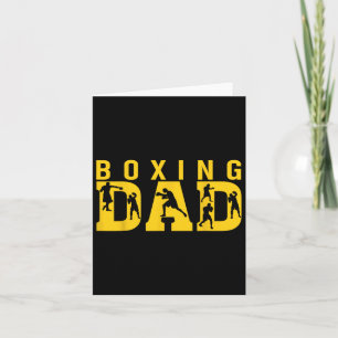 Cartão Gym Boxer Love Pai Boxing Lover Training Box