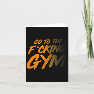 Cartão Gym dos Homens Swoliop