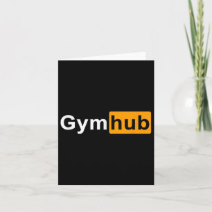 Cartão Gymhub Funny Workout Motivation Gym
