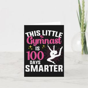 Cartão Gymnast Feliz 100 Dias De Tua Ginástica Escolar