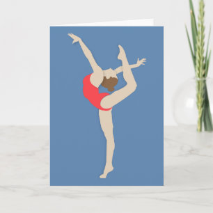 Cartão Gymnast feminino