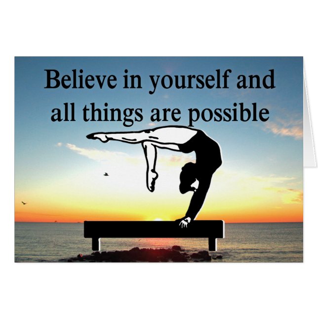 CARTÃO GYMNAST QUEEN (Frente Horizontal)