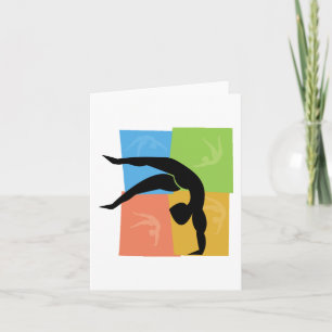Cartão Gymnastics notecards