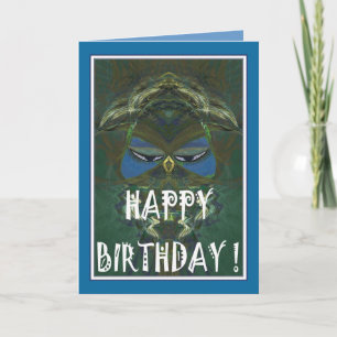 CARTÃO GYPSY AZUL - ANIVERSÁRIO