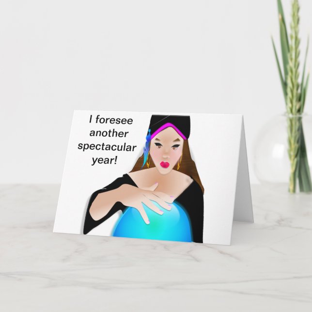 Cartão Gypsy Birthday (Frente)