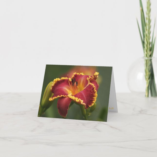 Cartão H. Jerry Nettles Note Card (Frente)